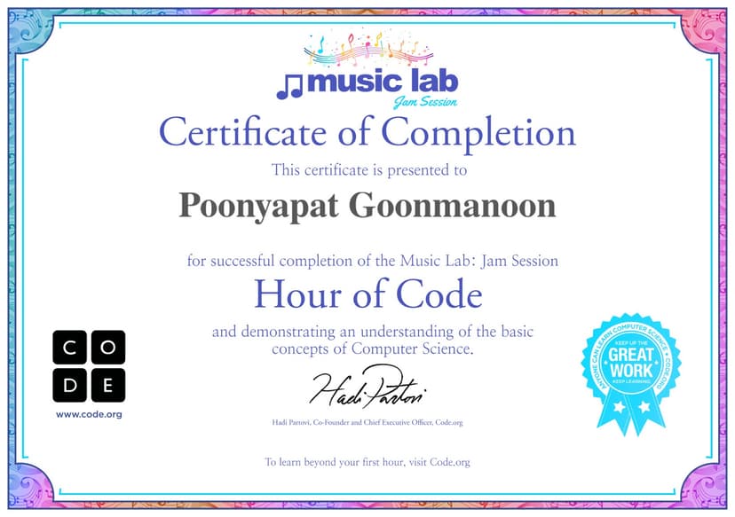 Hour of Code: Music Lab Jam Session