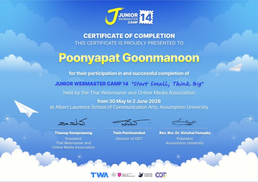 Junior Webmaster Camp 14